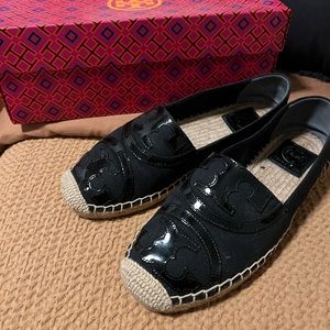 Tory Burch Black Espadrilles
